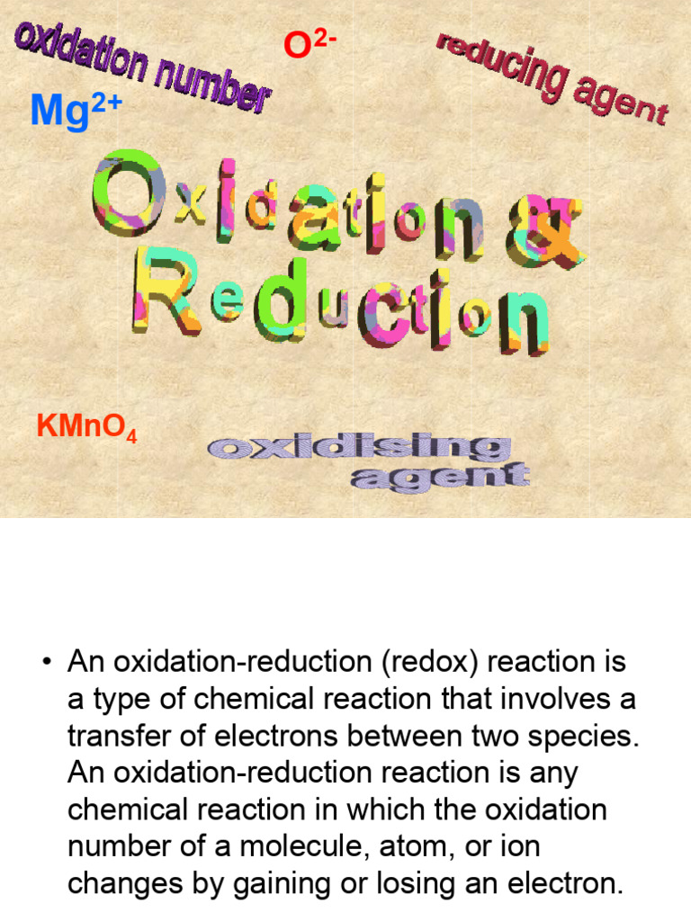 Understanding Redox Reactions and Oxidation States | PDF | Redox | Ion