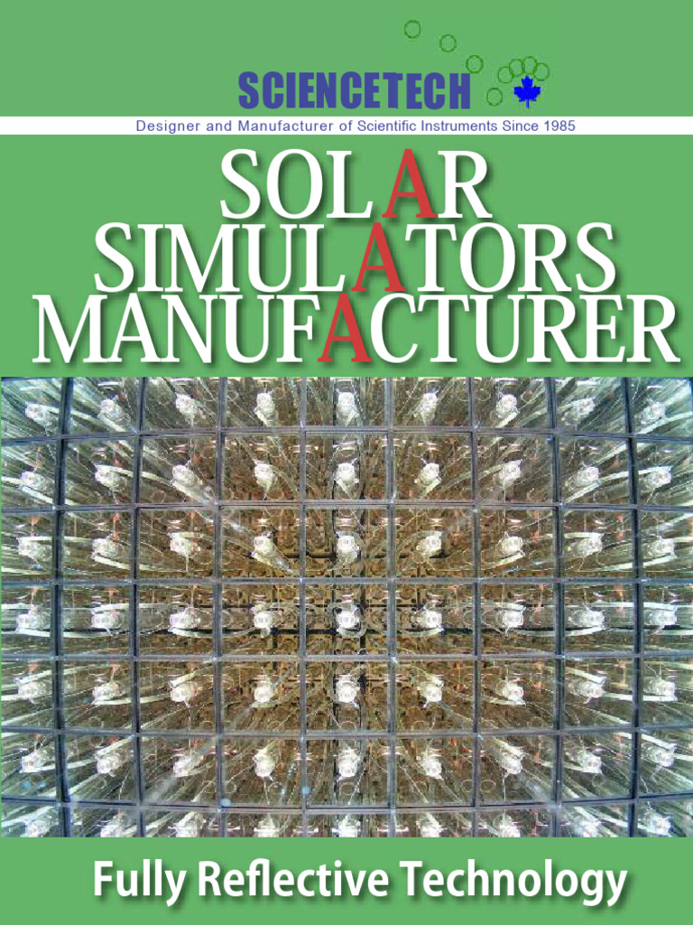 SciTech Solar Simulator Overview | PDF | Optical Filter ...
