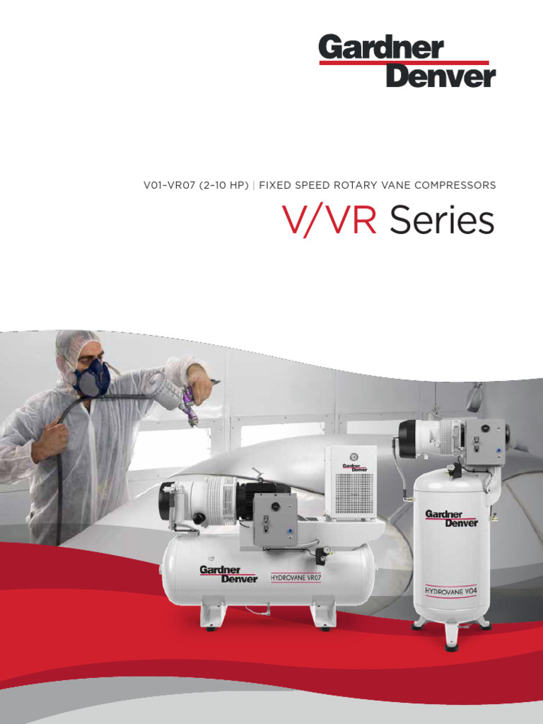 V/VR Series Rotary Vane Compressors | PDF | Mechanical Engineering ...