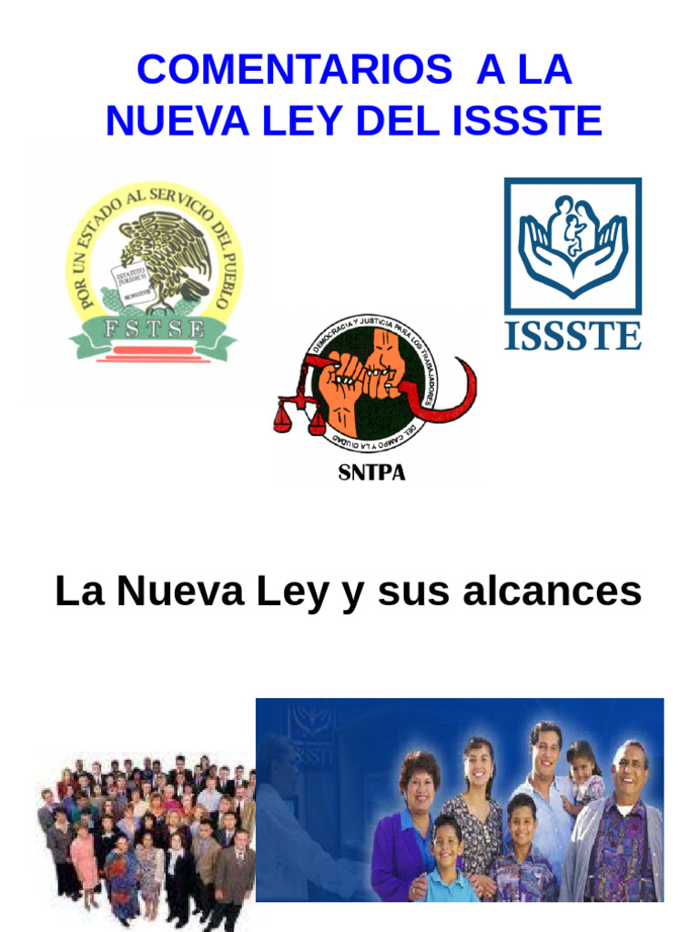 Comentarios sobre la Ley del ISSSTE | PDF | Jubilación | Pensión