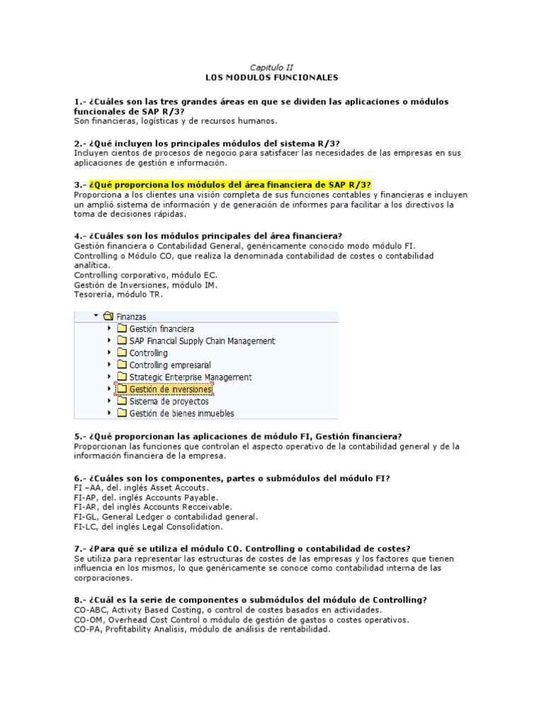 Módulos Funcionales en SAP R/3 | PDF | Sap Se | Logística