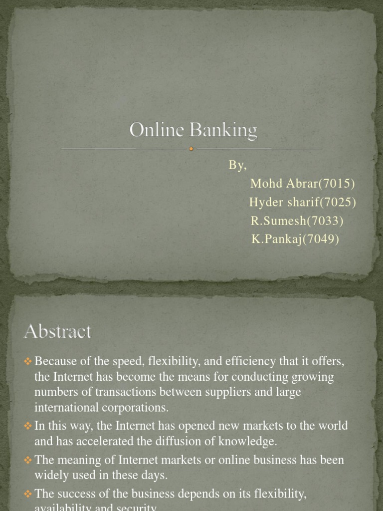 Online Banking System Design Overview | PDF | Floppy Disk | Databases