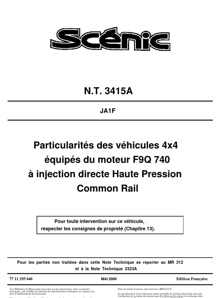 Arbre de transmission longitudinale pour Renault Scénic Rx4 NEUF