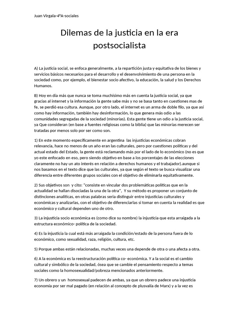 Dilemas de La Justicia en La Era Postsocialista | PDF | Justicia ...
