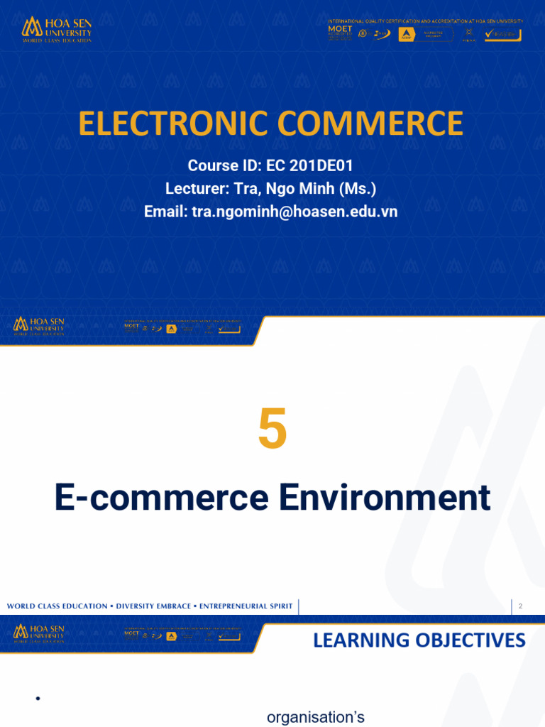Lec 5. E-Commerce Environment | PDF | E Commerce | Privacy