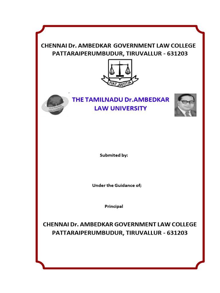 Arun K.R - Non Doctrinal Research On Human Rights Perspective On Labour ...