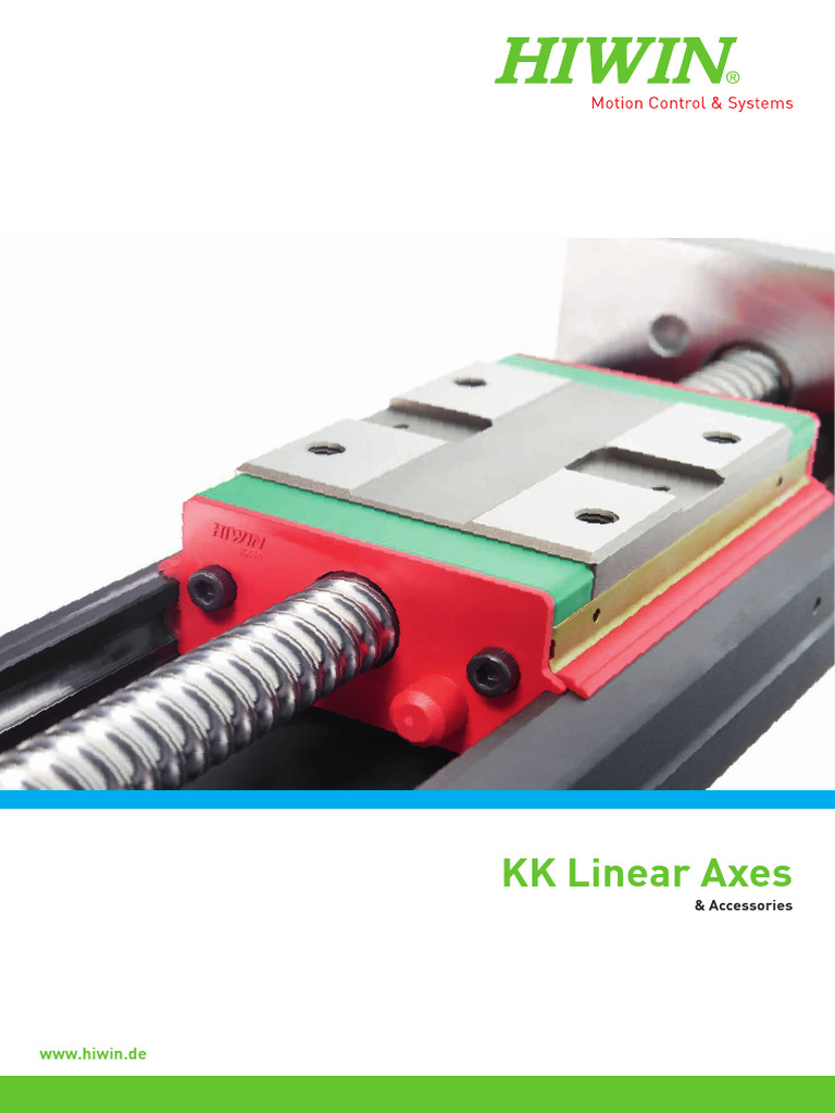 KK Linear Axes Overview and Specs | PDF | Rotation | Mechanical Engineering