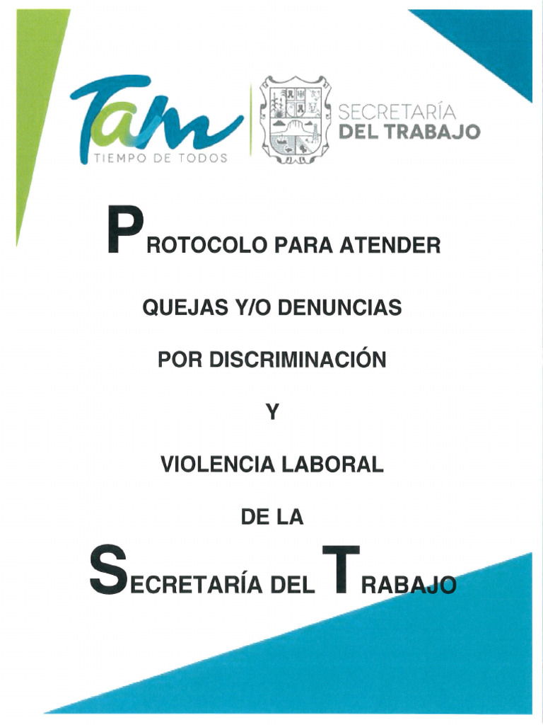 03 1 Protocolo para Atender Discriminacion y Violencia Laboral ...