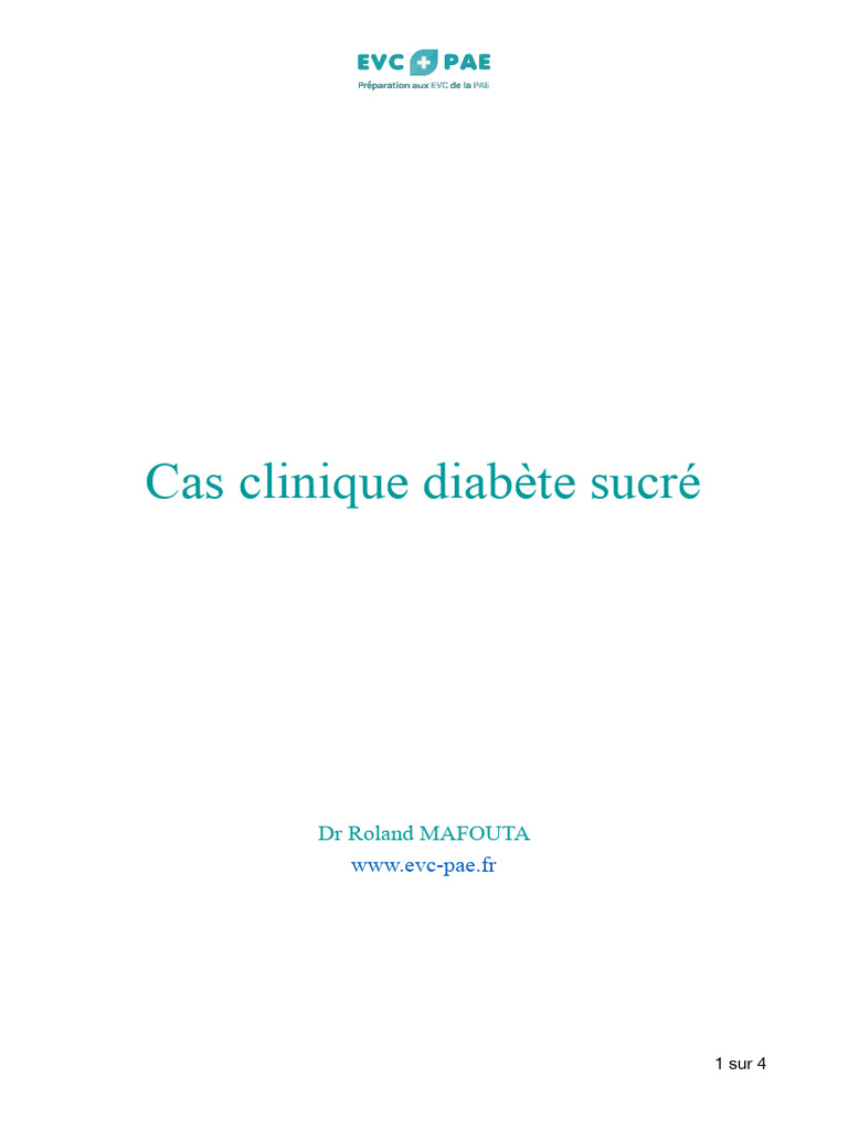 Diagnostic et prise en charge du diabète | PDF | Hémoglobine glyquée ...