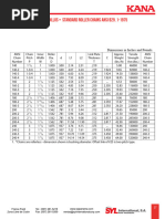 Roller Chain Size Chart With Dimensions | PDF