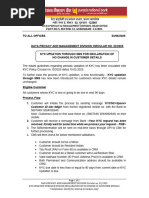 PNB Threshold Limit Increase Application | PDF