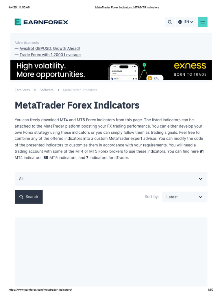 Free MT4/MT5 Forex Indicators Download | PDF | Foreign Exchange Market ...