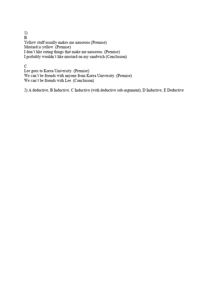 CH 3 Extra Exercises Key | PDF