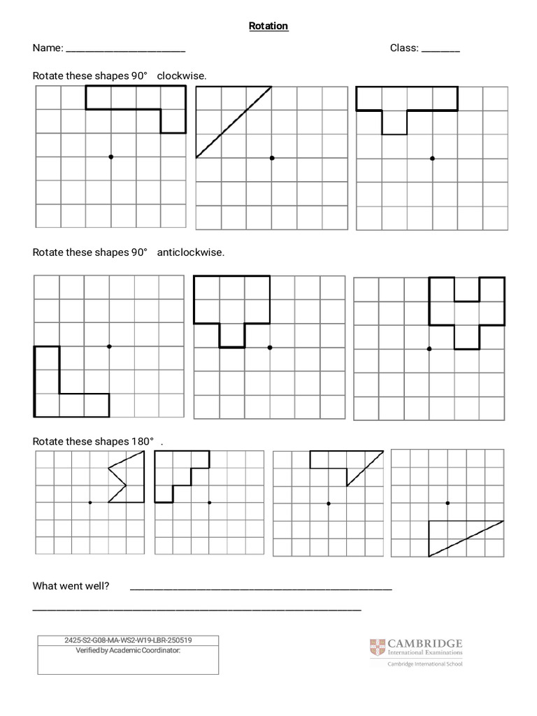 Rotation | PDF
