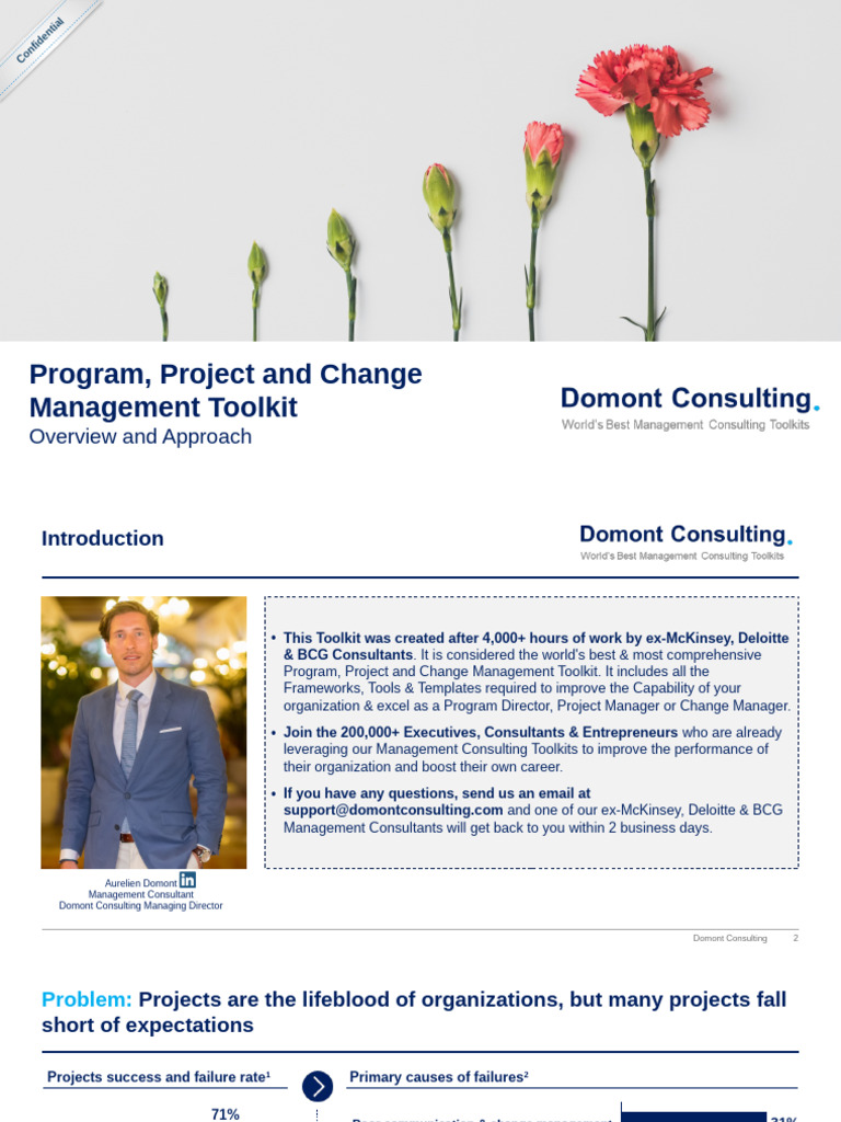 Program, Project and Change Management Toolkit - Overview | PDF ...