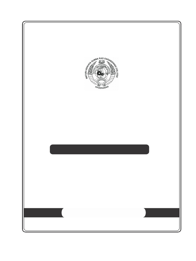 Machine Drawing Lab Manual BE III Sem 2020-1 | PDF | Curve | Technical ...
