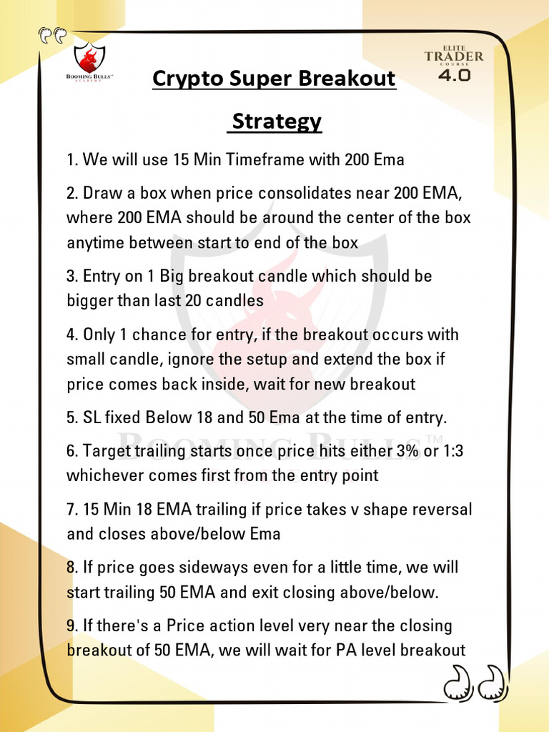 Crypto Super Breakout Strategy | PDF