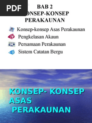 Bab 2 Konsep Konsep Perakaunan Pdf