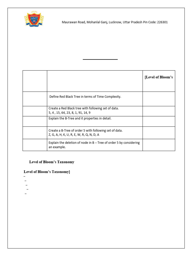 DAA BCS 502 Assignment 02 | PDF