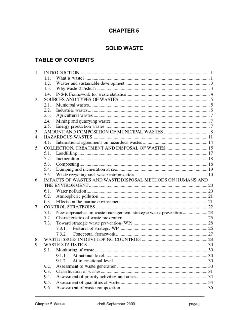 Solid Waste Management Guide | PDF | Science & Mathematics