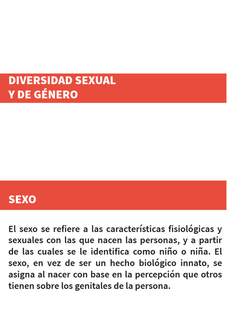 Diversidad Sexual y de Género | PDF | Género | Estudios de género