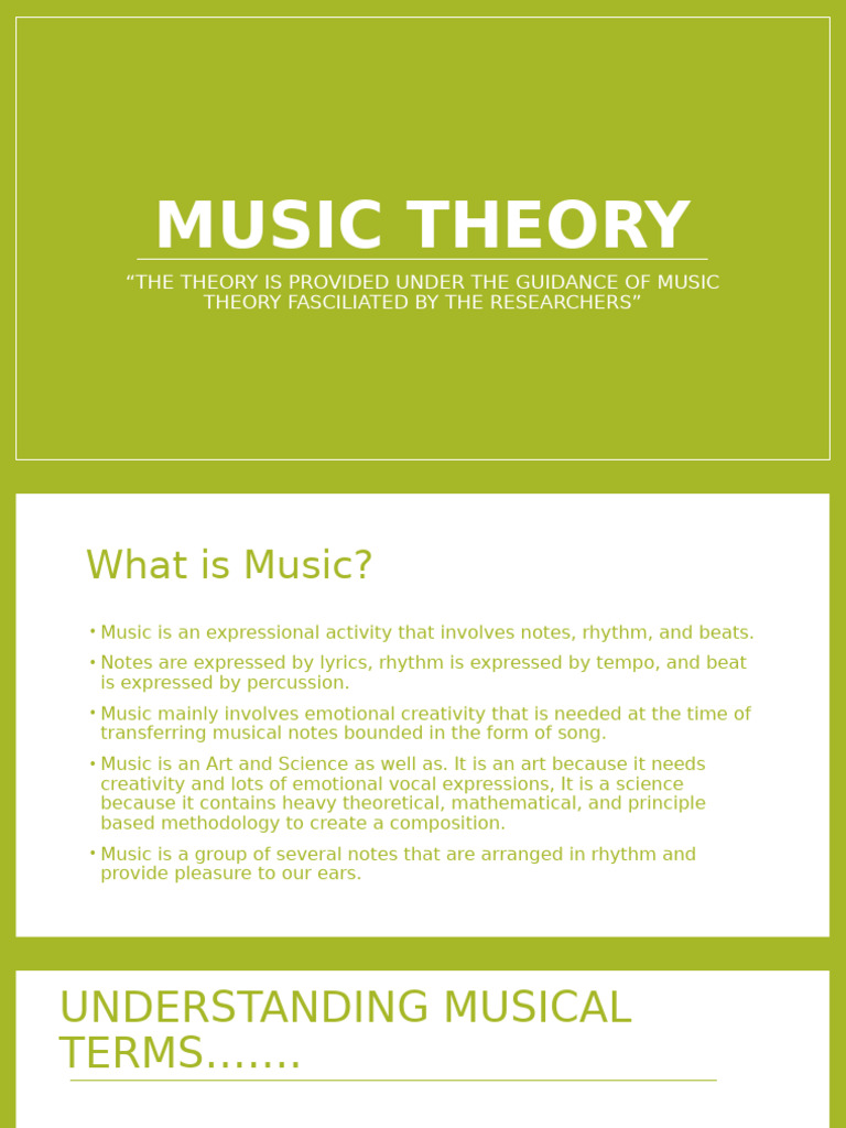 Music Theory CHAPTER 1 | PDF | Musicology | Musical Compositions