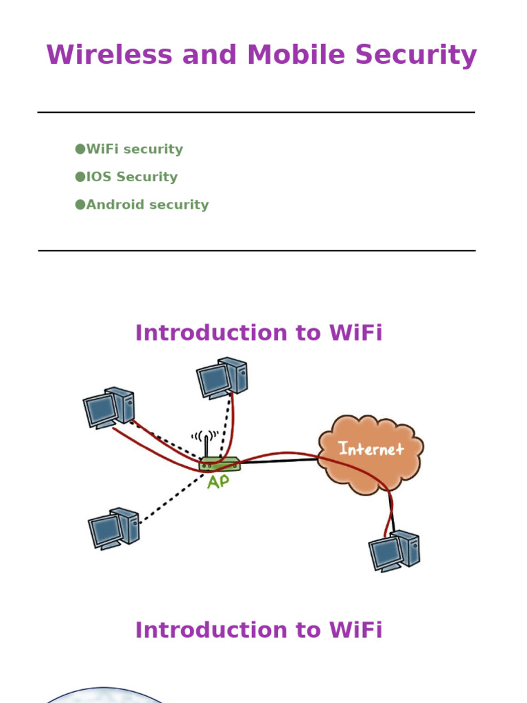 Wireless Security: WiFi, iOS & Android Guide | PDF | Wi Fi | Mobile App