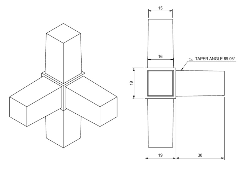 ALUMINIUM Cab Joints Drawing | PDF