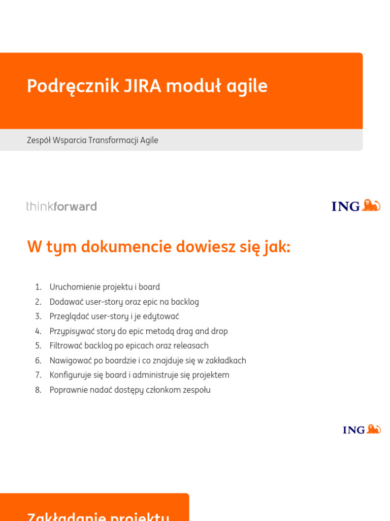 Podręcznik JIRA - Moduł Agile | PDF