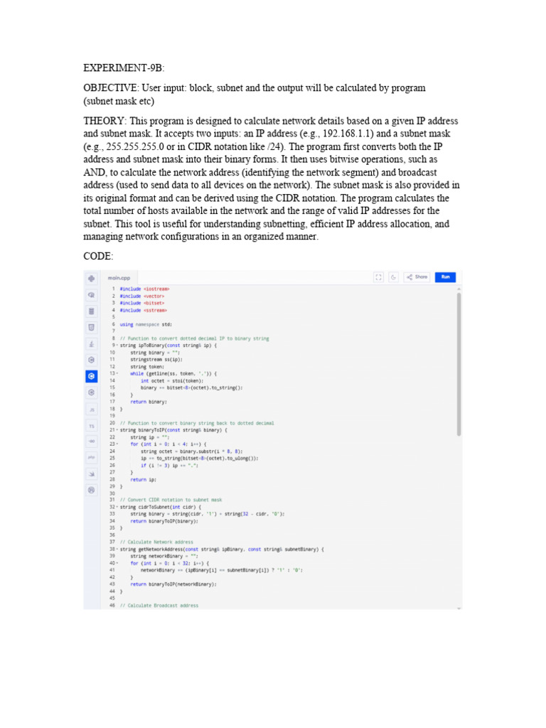 CN Lab 9b | PDF