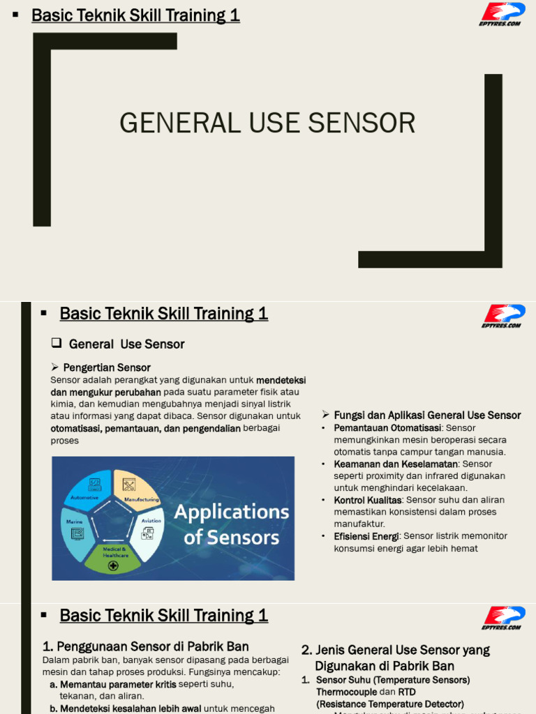 Sensor Umum untuk Produksi Ban Efisien | PDF