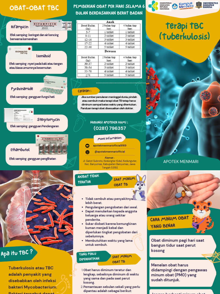 Panduan Minum Obat TBC yang Tepat | PDF