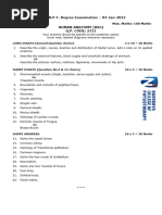 BPT 1st Year Anatomy Exam Papers | PDF | Anatomy | Human Body