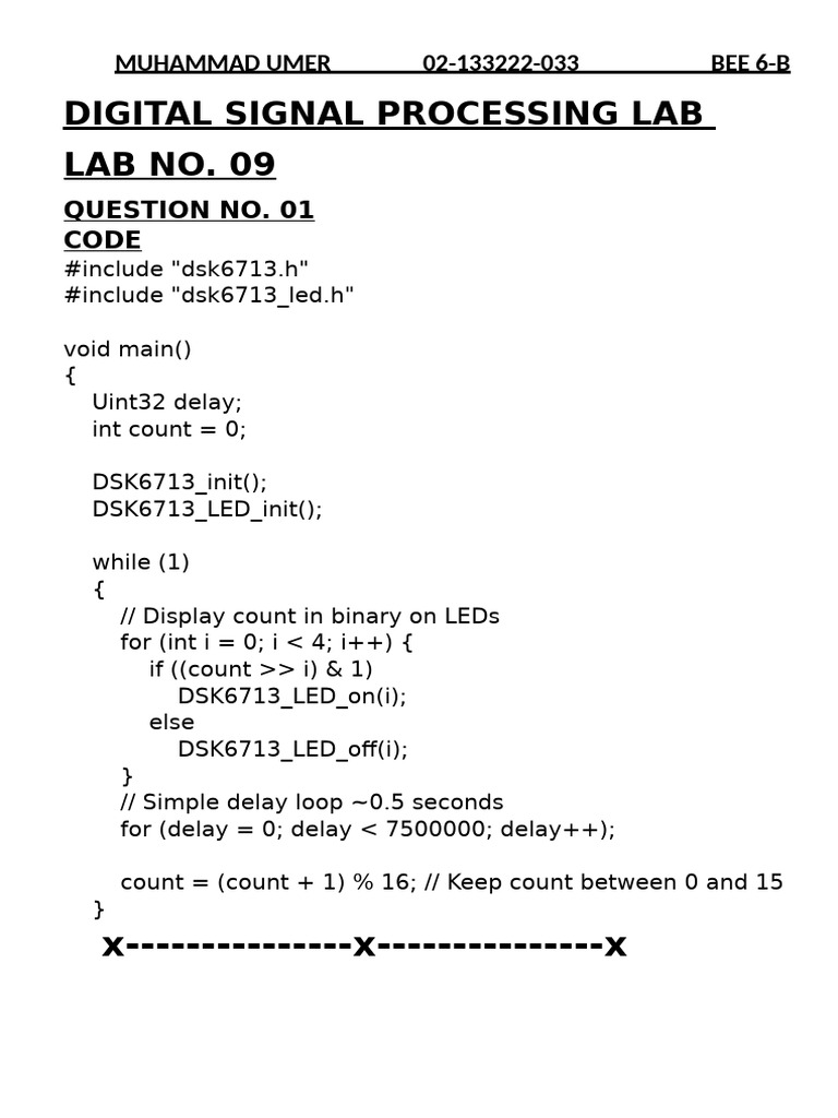 DSPu 9 | PDF