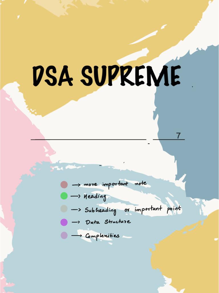 DSA HandWritten Notes | PDF
