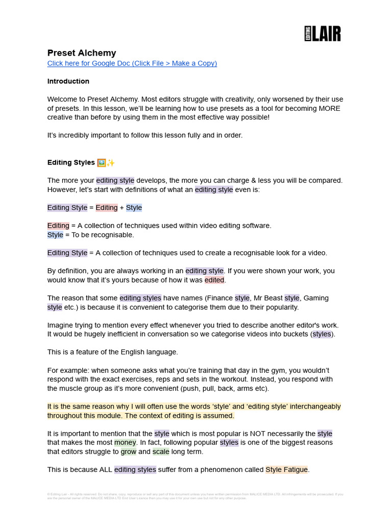 Mastering Creative Video Editing Styles | PDF | Editing | Copyright ...