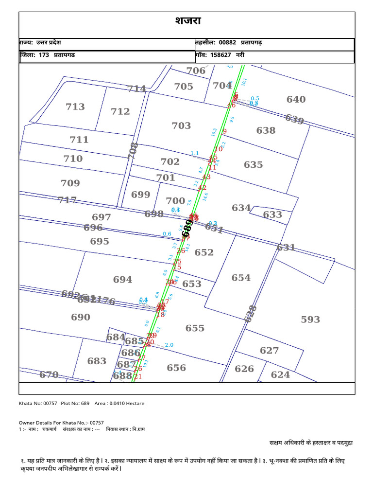 Plot - No - 689 - Chakmarg | PDF