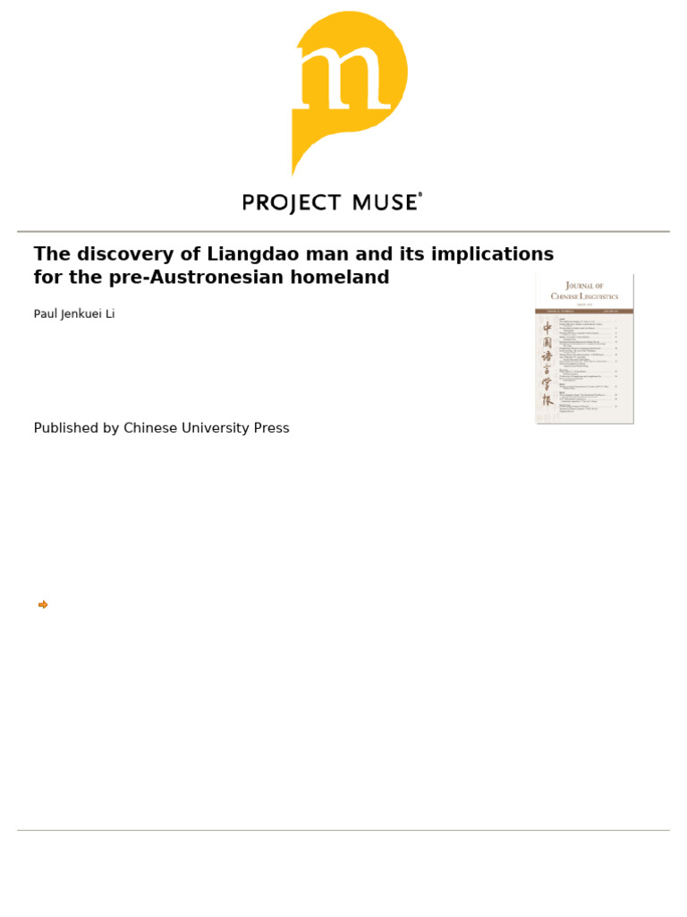 Li 2015 | PDF | Linguistics | Languages Of Asia