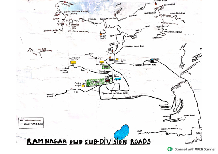 Sub Division Ramnagar Road Map | PDF