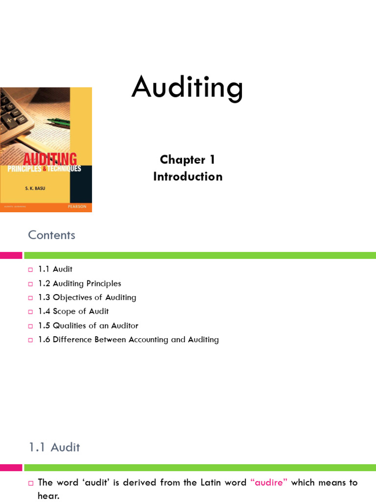 Understanding Auditing Principles and Objectives | PDF | Audit | Accounting