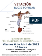 Afiche Via Crucis - 2012