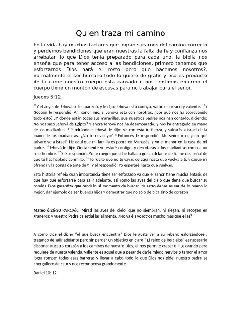 Trazando el Camino hacia Dios | PDF