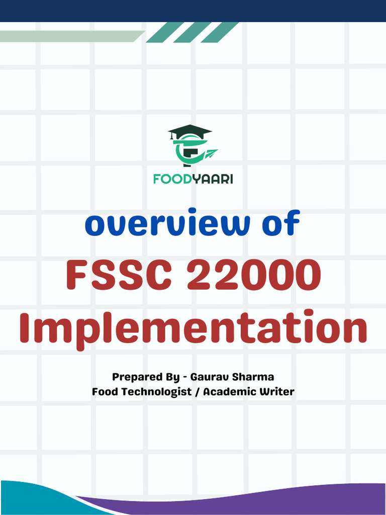 FSSC 22000 Implementation Guide | PDF | Food Safety | Audit