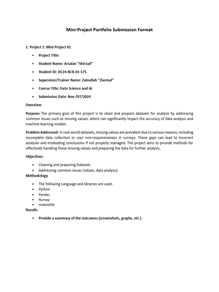 Shirzad's Data Science Mini Projects | PDF | Autoregressive Integrated ...