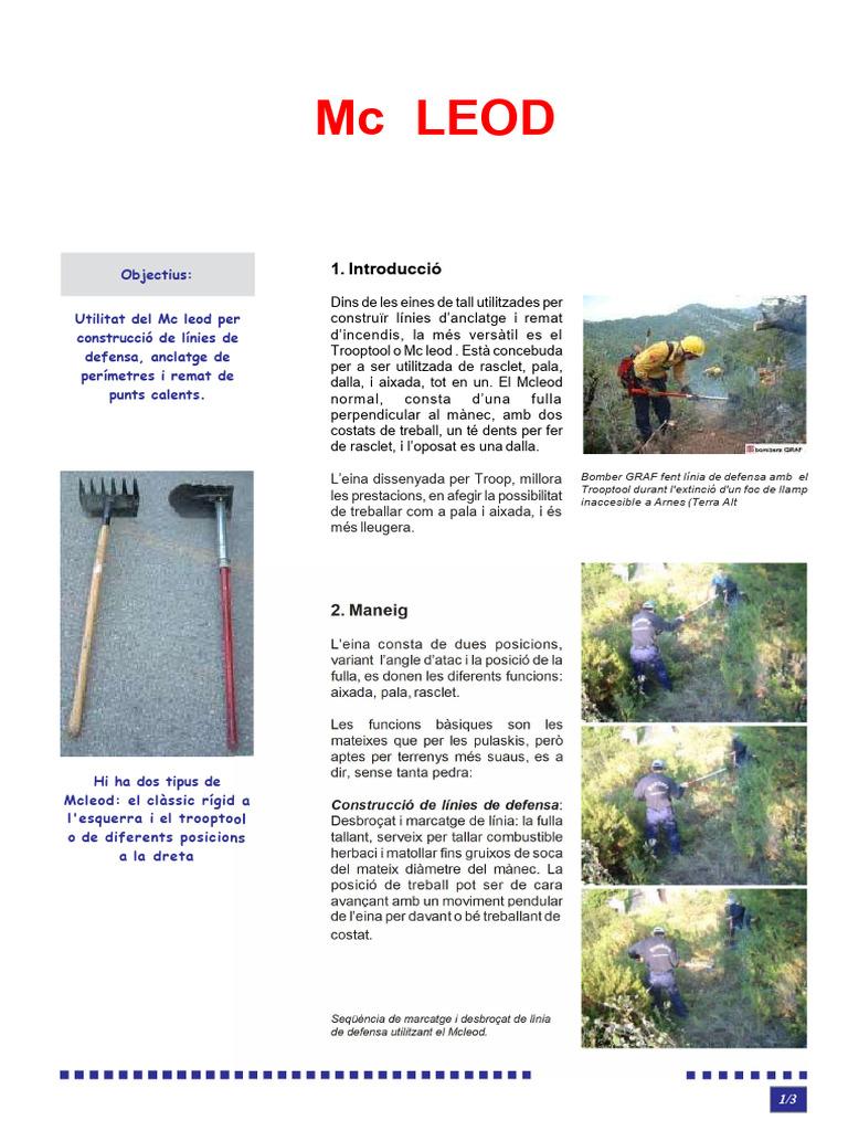 Eines Manuals: MC Leod | PDF