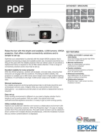 Epson CO-W01 Projector Specifications | PDF | Computers | Technology ...
