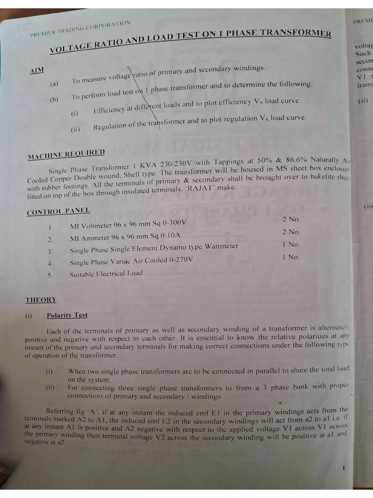 Electrical Exp 3 | PDF