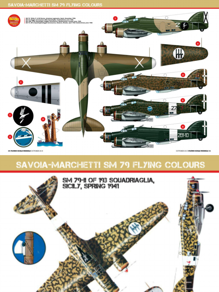 Savoia Marchetti SM.79 - Flying Scale 2 | PDF