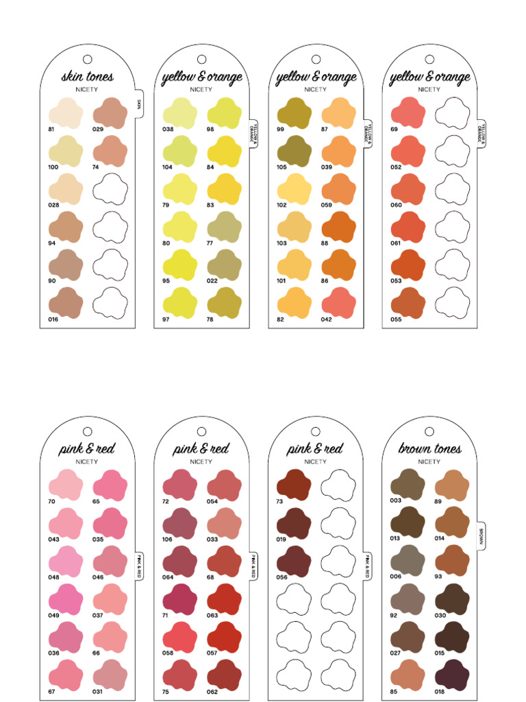 Nice Ty 168 Color Pallet | PDF