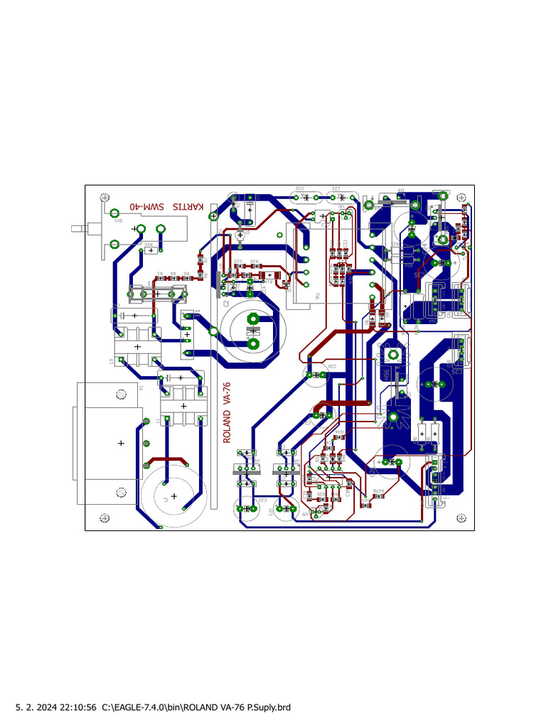 Roland Va76 Power Suply Schematic | PDF